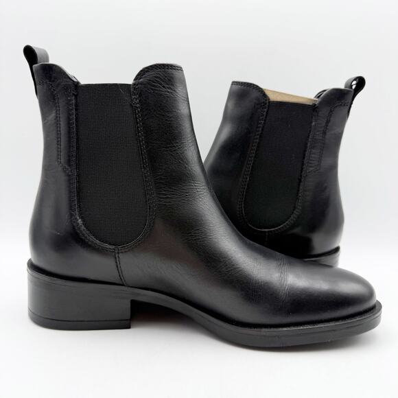 Dune London Womens Panoramic Ankle Boots EU 37 US 7 Black Leather NIB - Picture 5 of 13